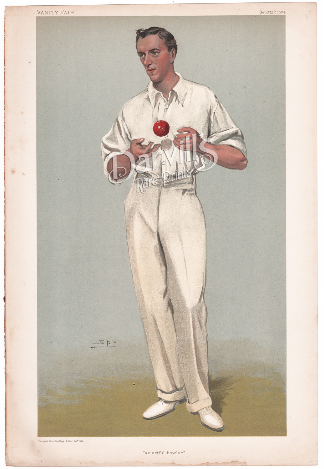 Mr BJT Bosanquet cricket Sept 15 1904